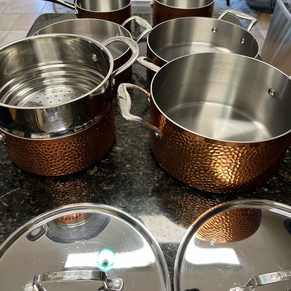 Cookware Cuisinart Hammered Collection Copper Tri-Ply. Bloomingdale’s Exclusive - Picture 3 of 7